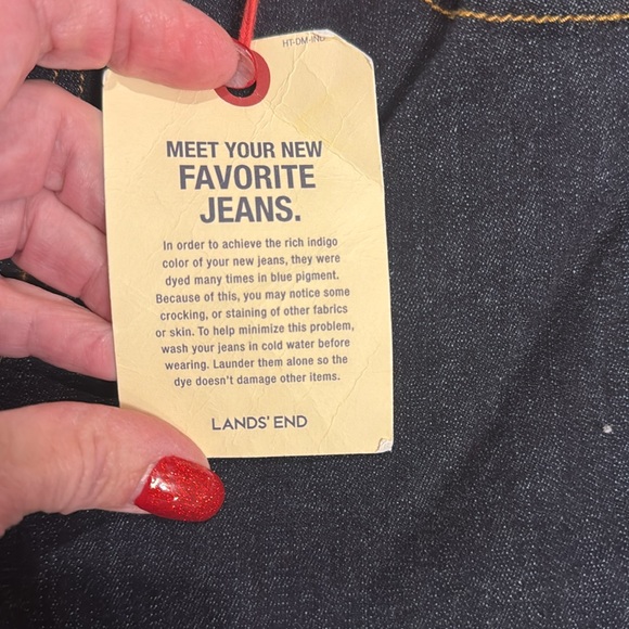 NWT ladies lands end jeans size 10 - Picture 4 of 6